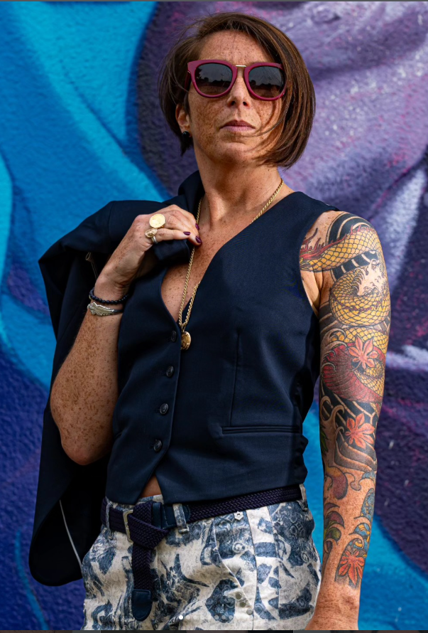 Sleeve coloré traditionnel